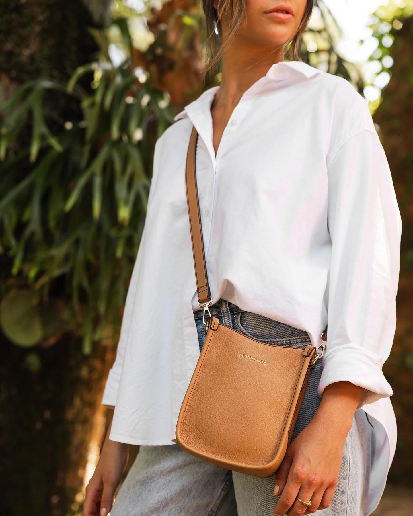 Parker Phone Crossbody Bag - Camel