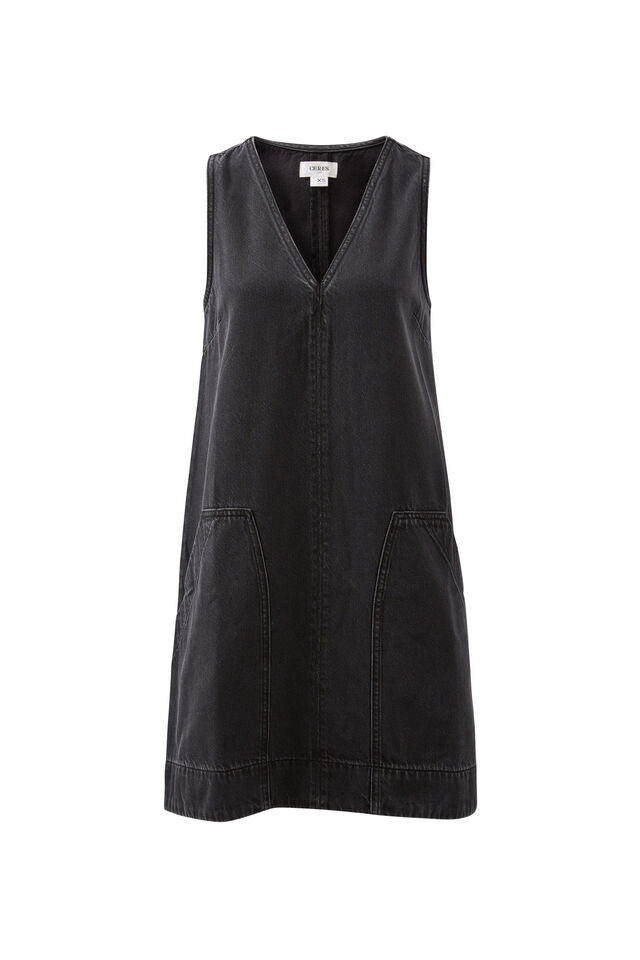 Emme Shift Dress Washed Black