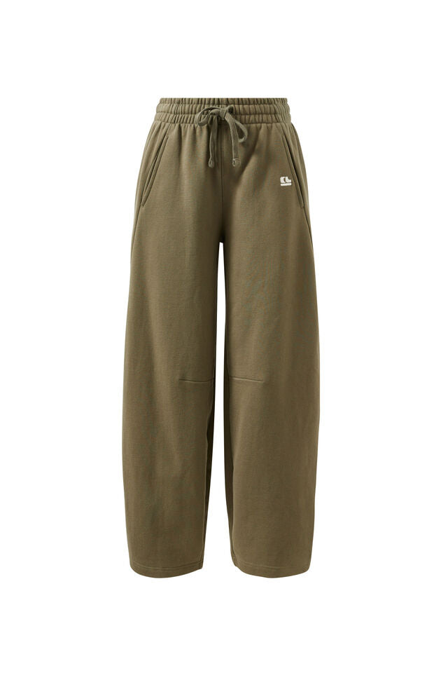 Elise Barrel Trackpant Olive