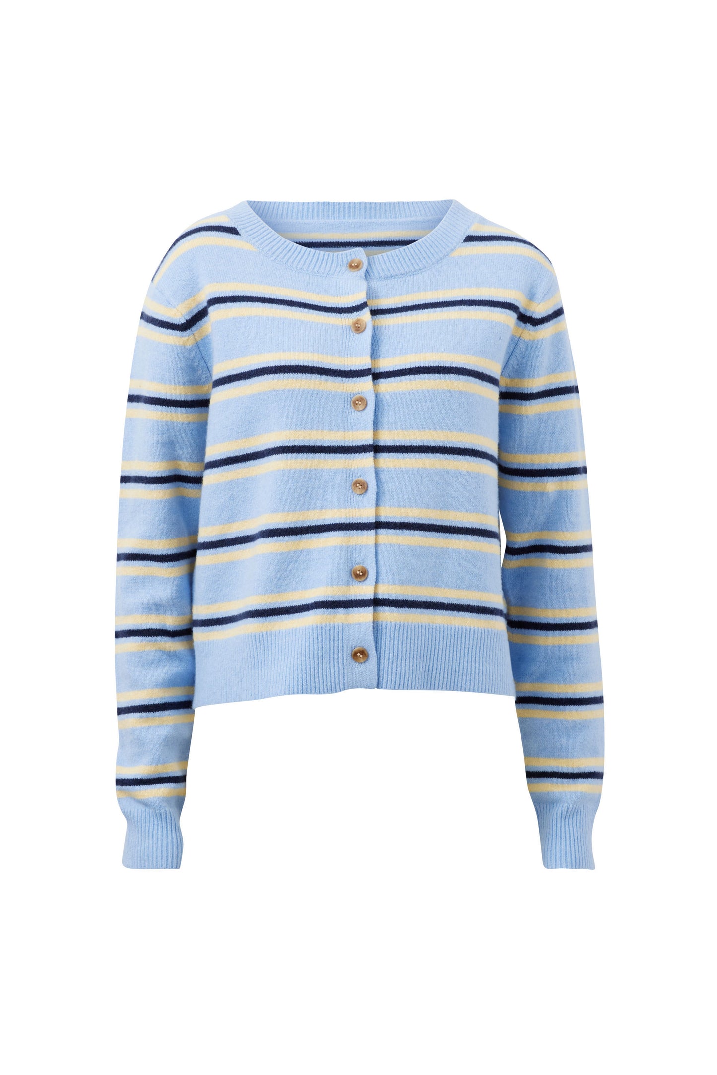 Laine LS Knit Blie/Yellow