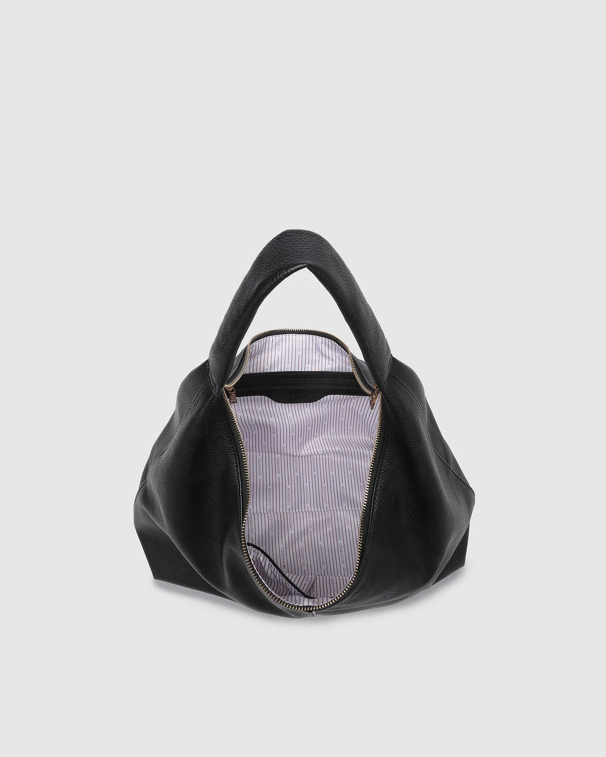 Valentina Slouch Shoulder Bag - Black