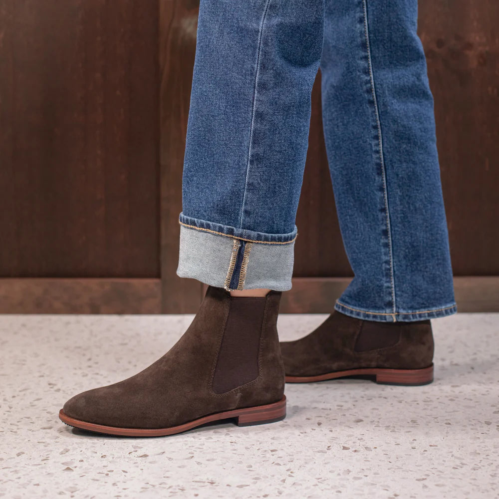 PHEBES W EOS PNP MAHOGANY-SUEDE SUEDE