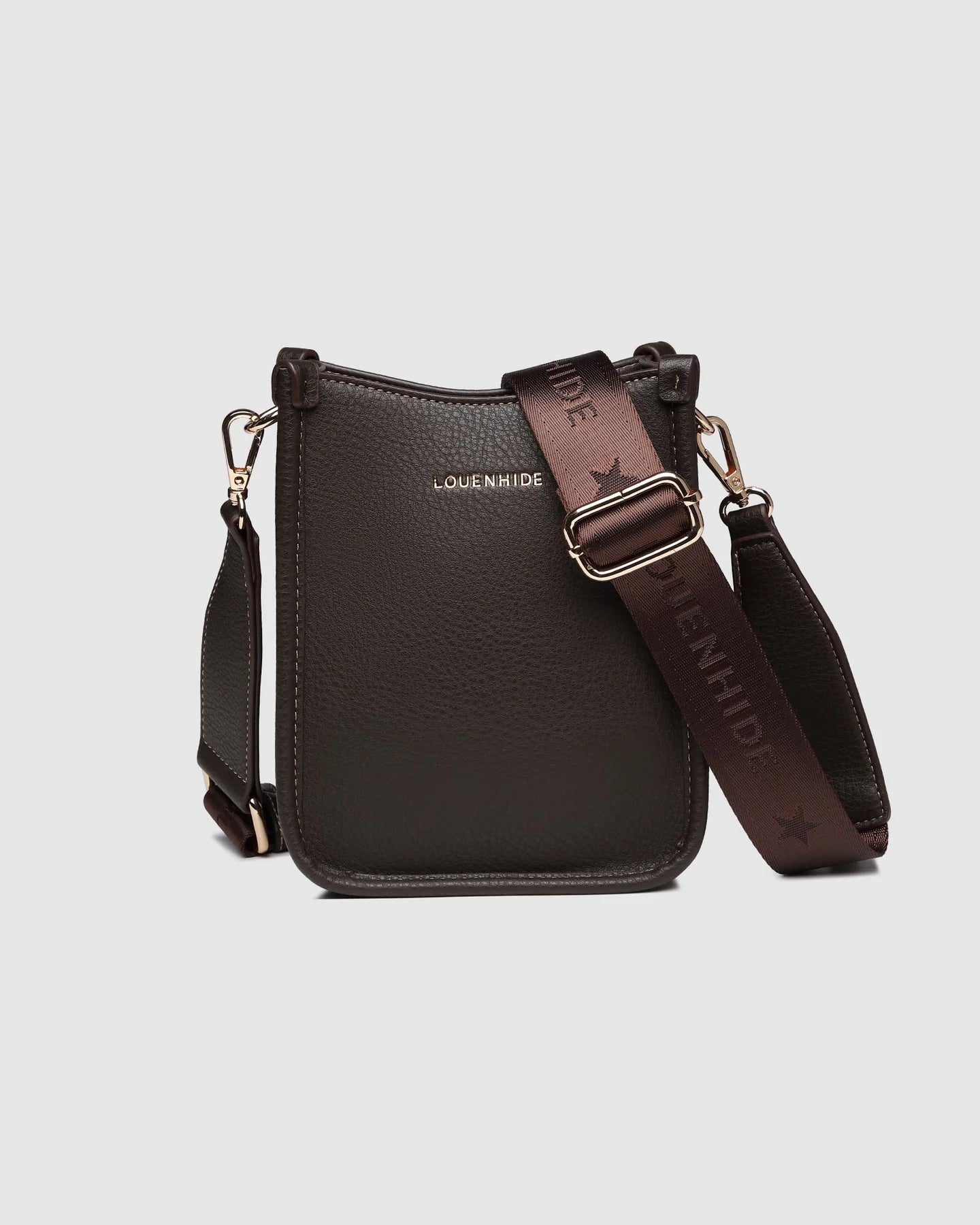 Parker Phone Crossbody Bag-Chocolate