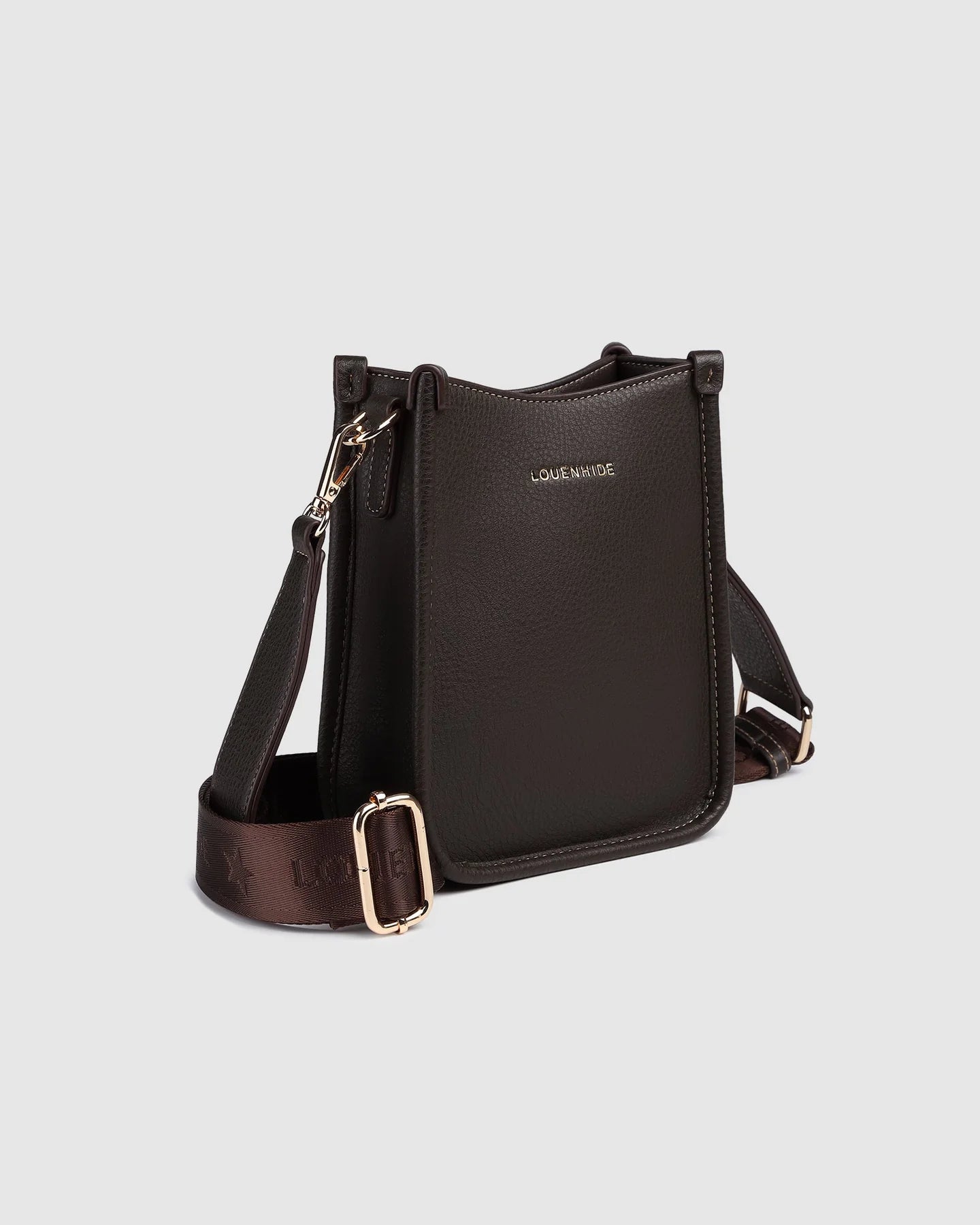 Parker Phone Crossbody Bag-Chocolate