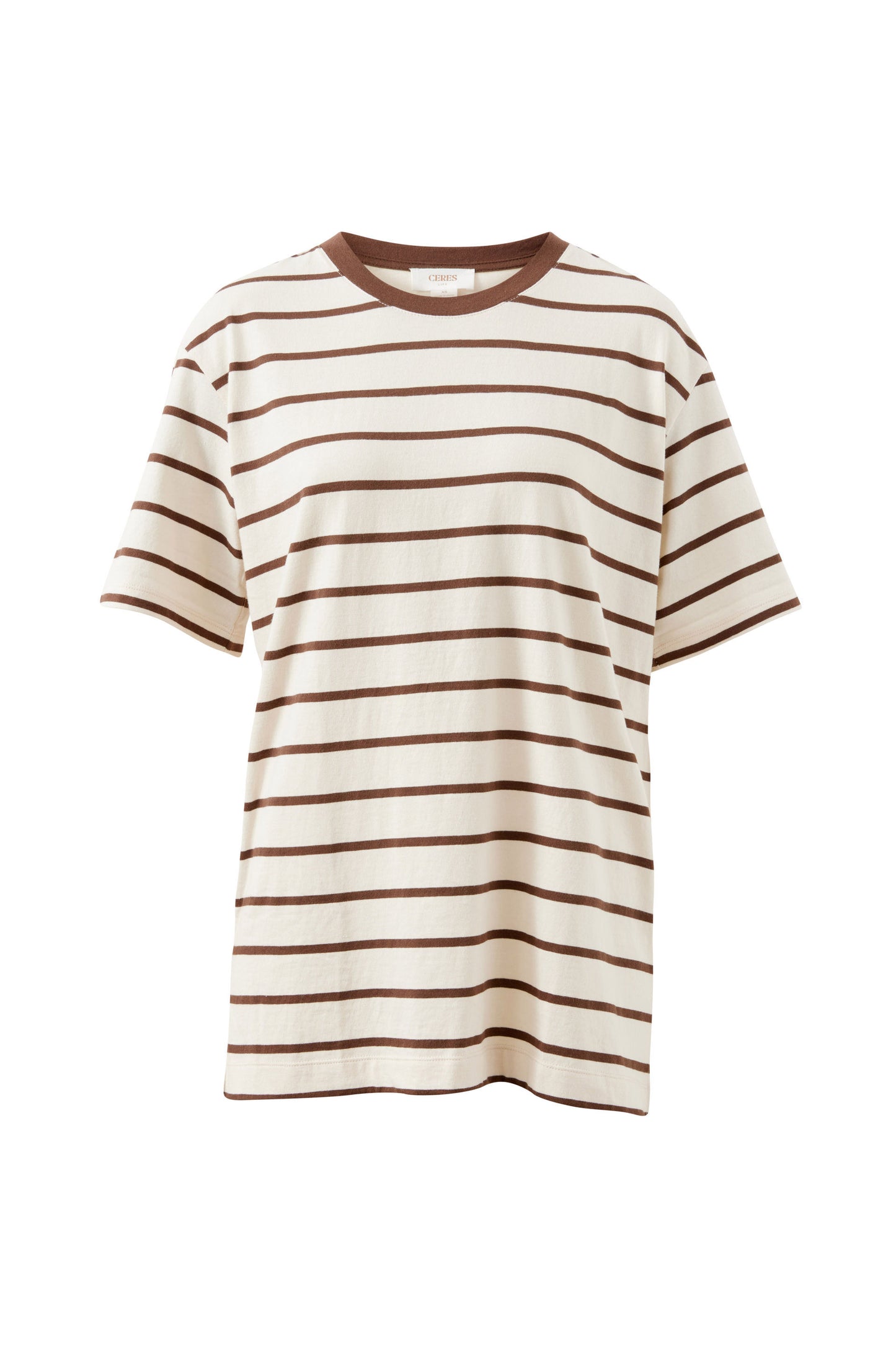 Lola Longline Step Tee Brunette Buff