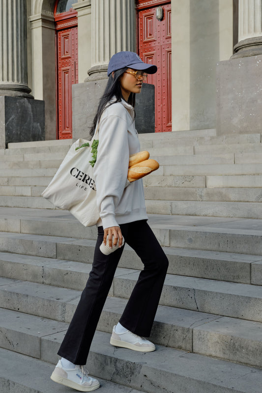 Ceres Life Ponte Bootleg Pant Black