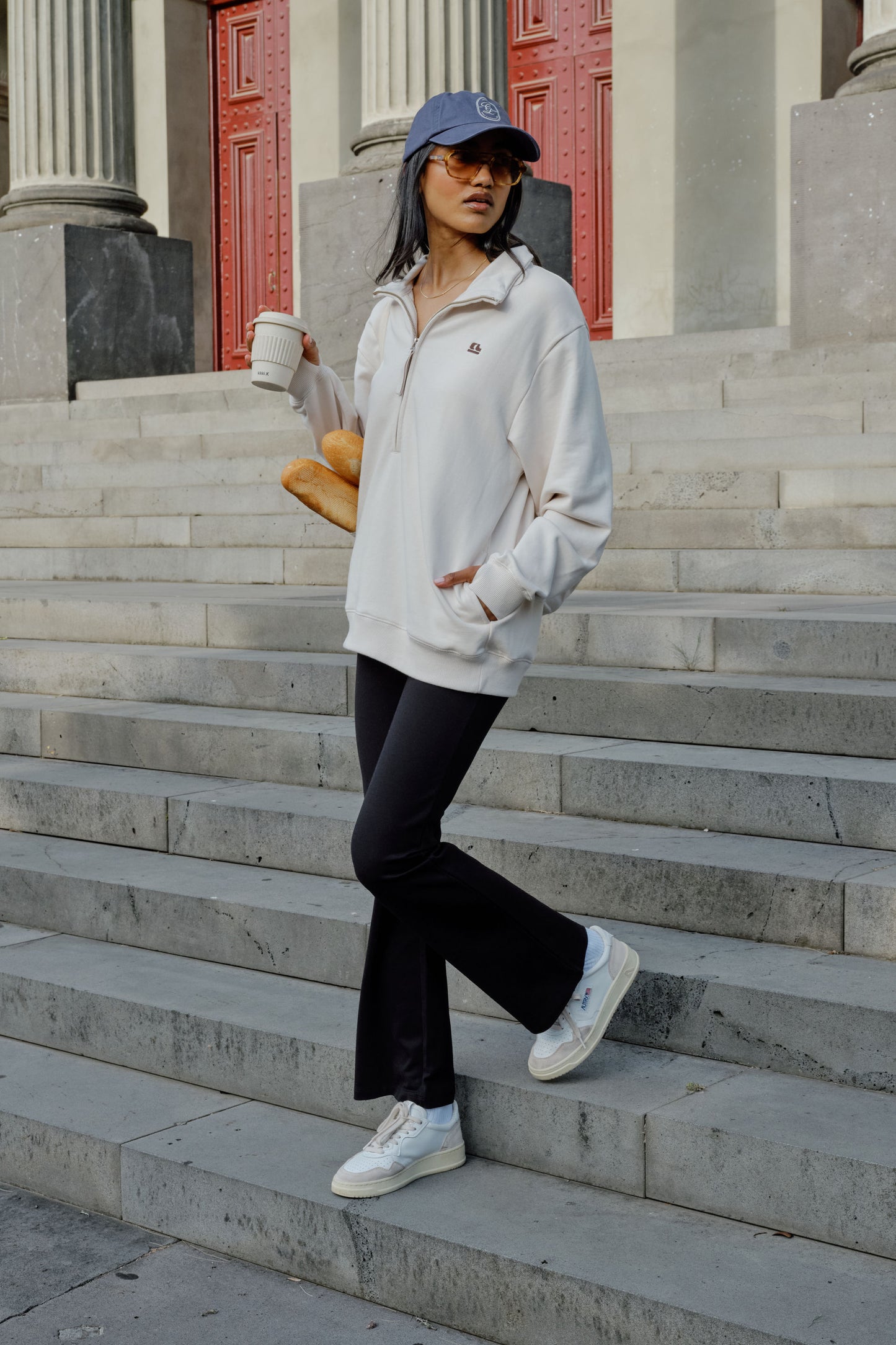 Ceres Life Ponte Bootleg Pant Black