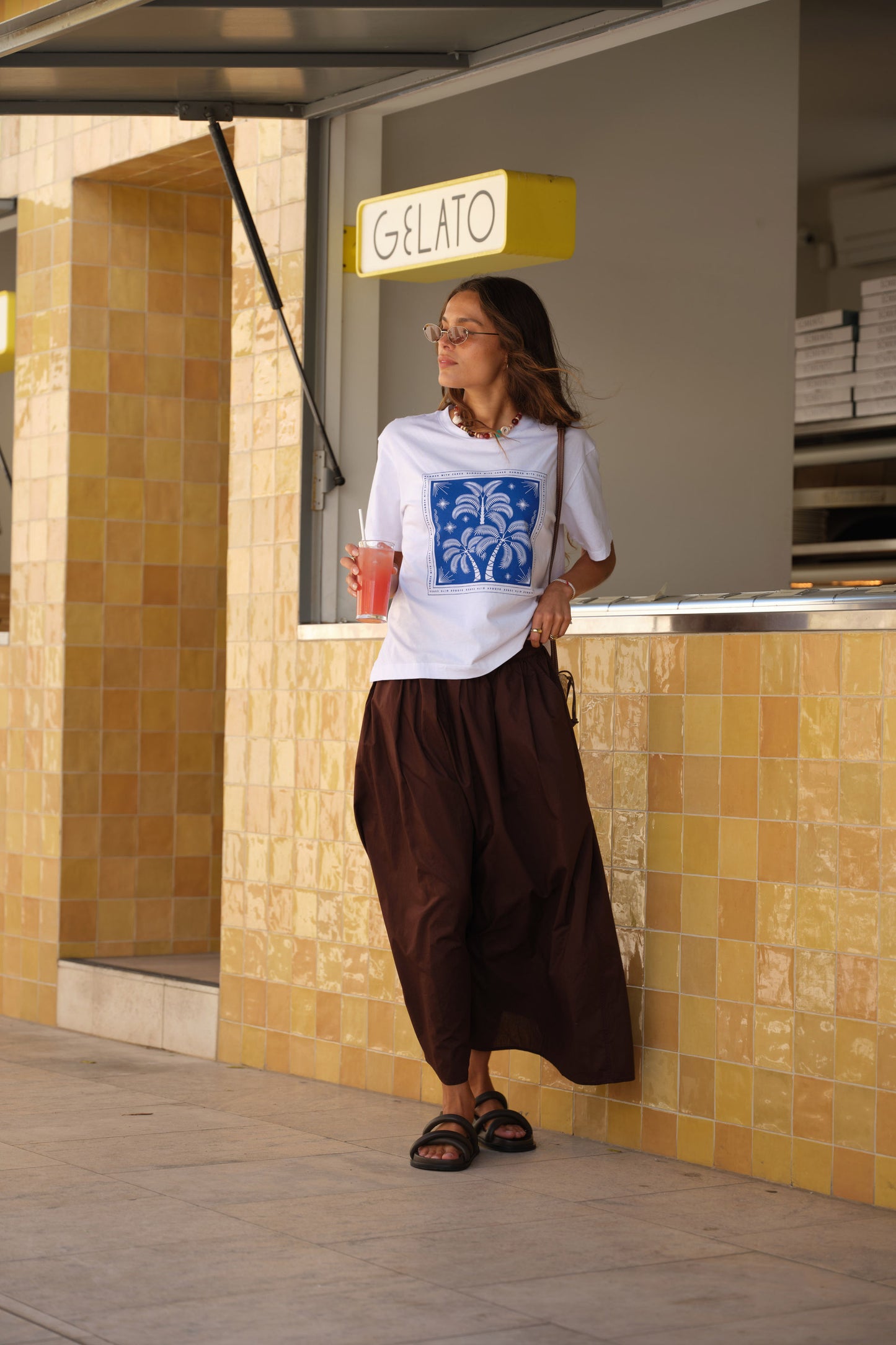 Florance Maxi Skirt Chocolate