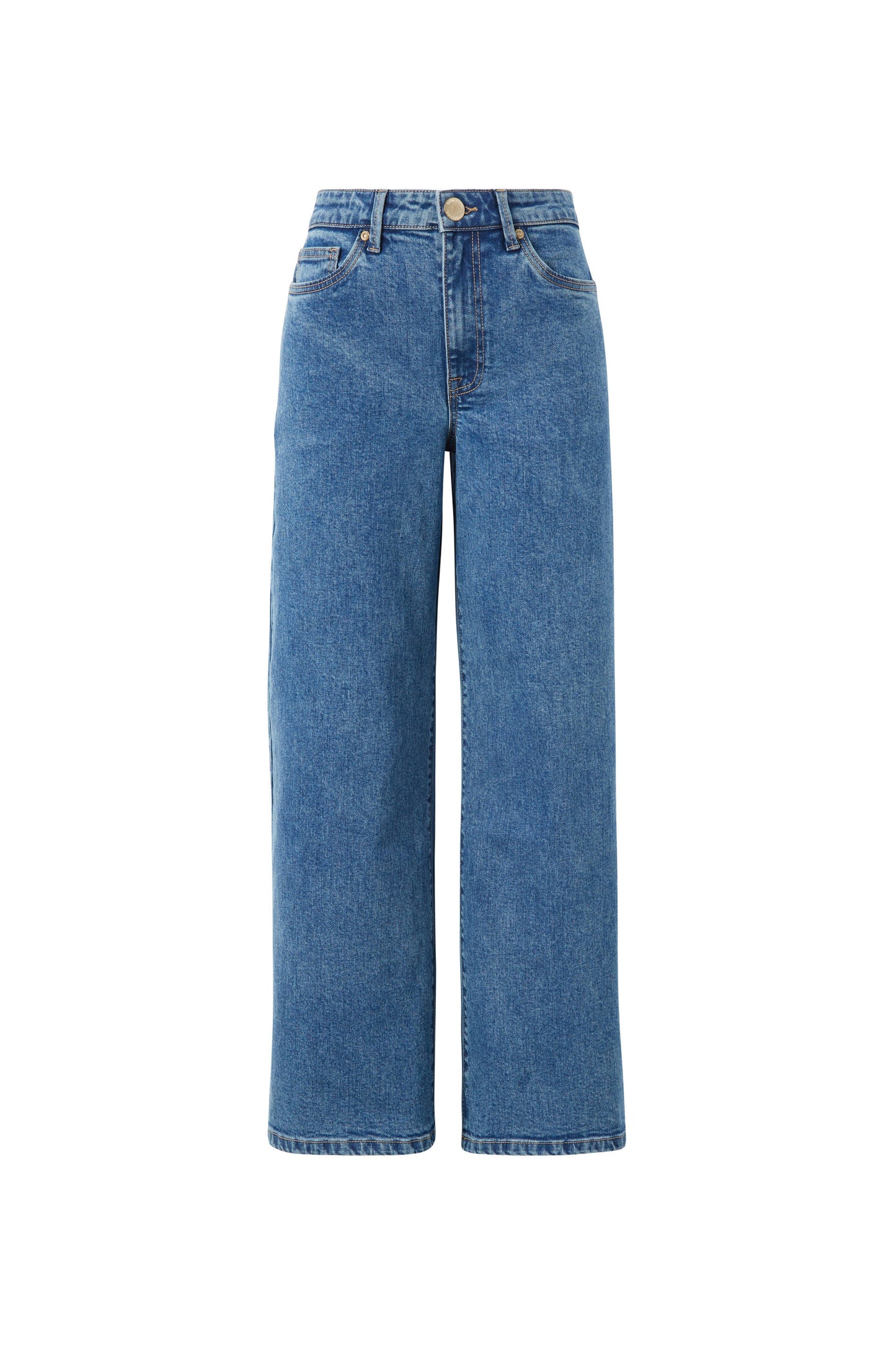 Evie Wide Leg Jean Fresh Indigo