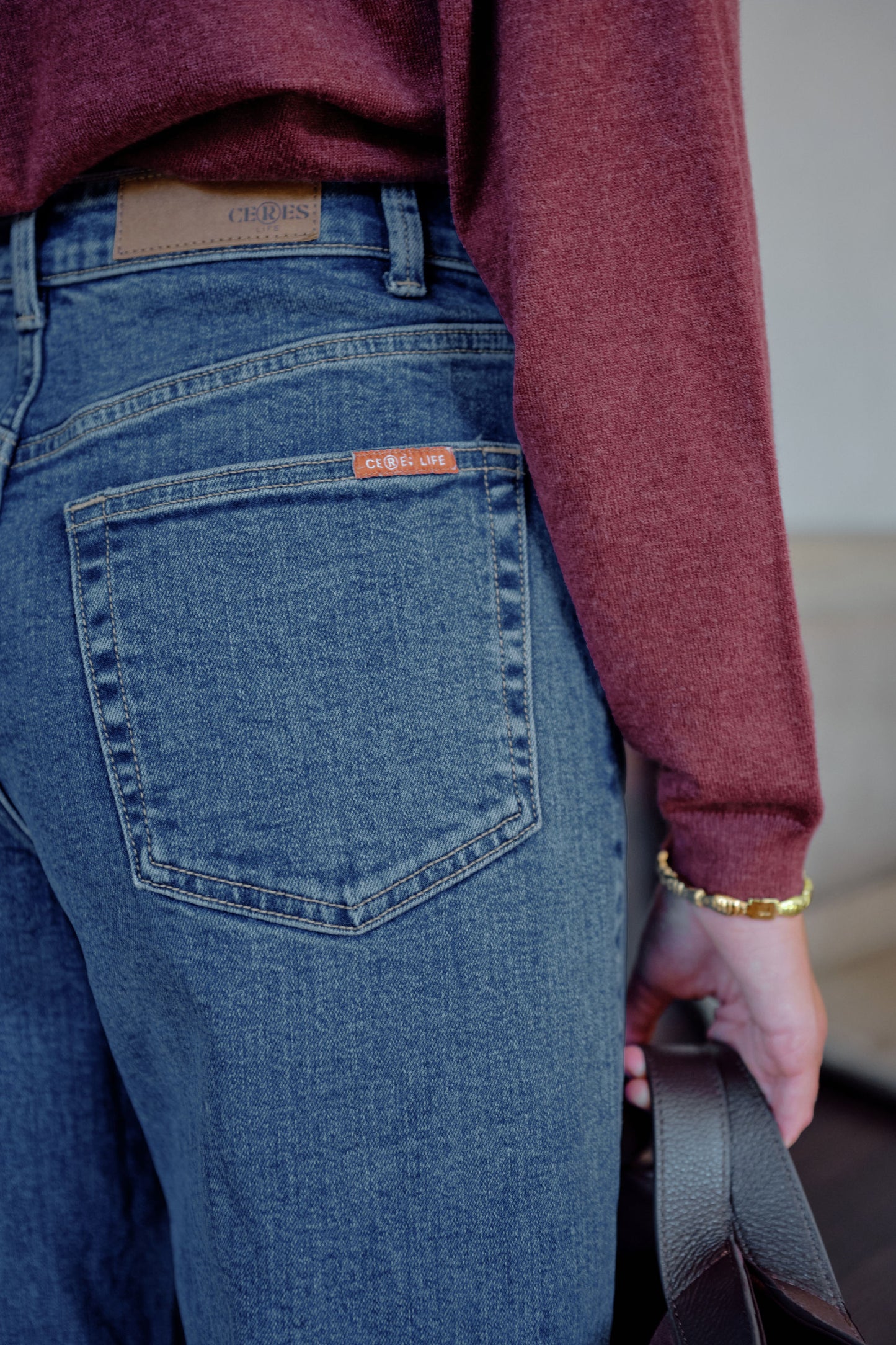 Evie Wide Leg Jean Fresh Indigo
