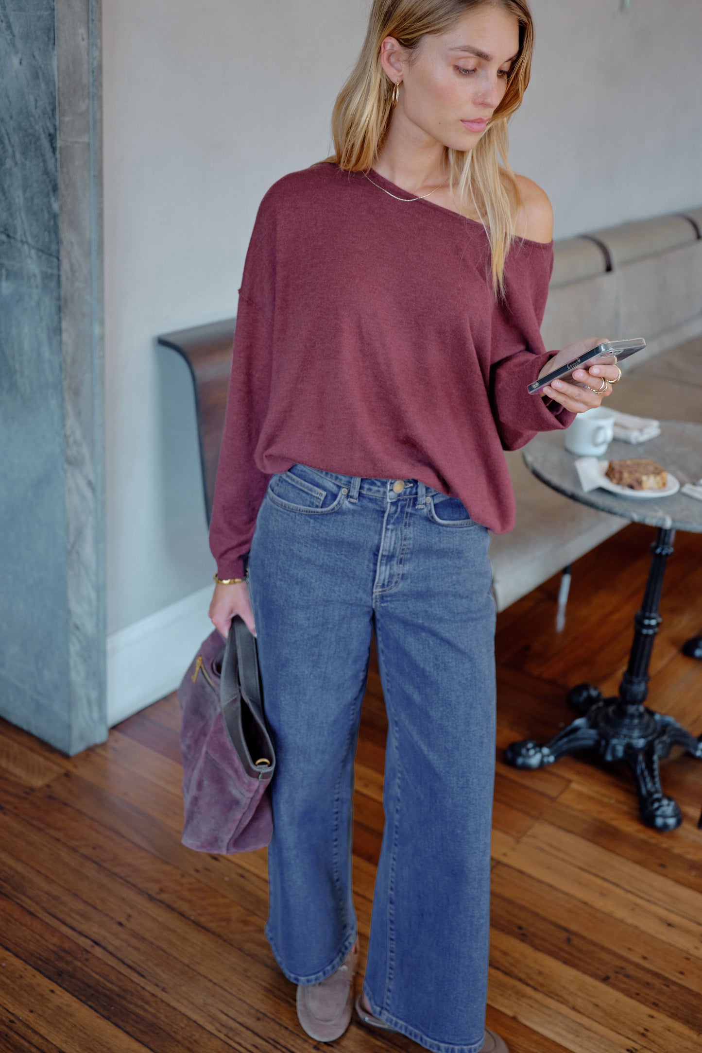 Evie Wide Leg Jean Fresh Indigo