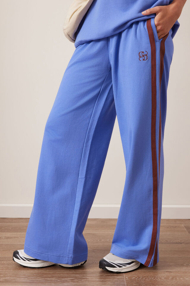 Gigi Wide Leg Trackie Blue