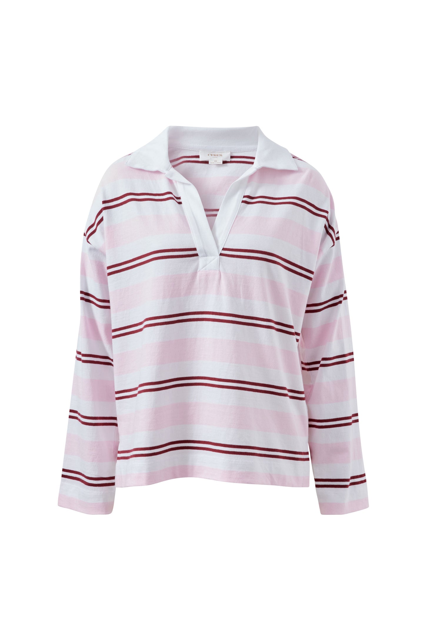 Shelby Slouchy Rugby Pink Mulberry