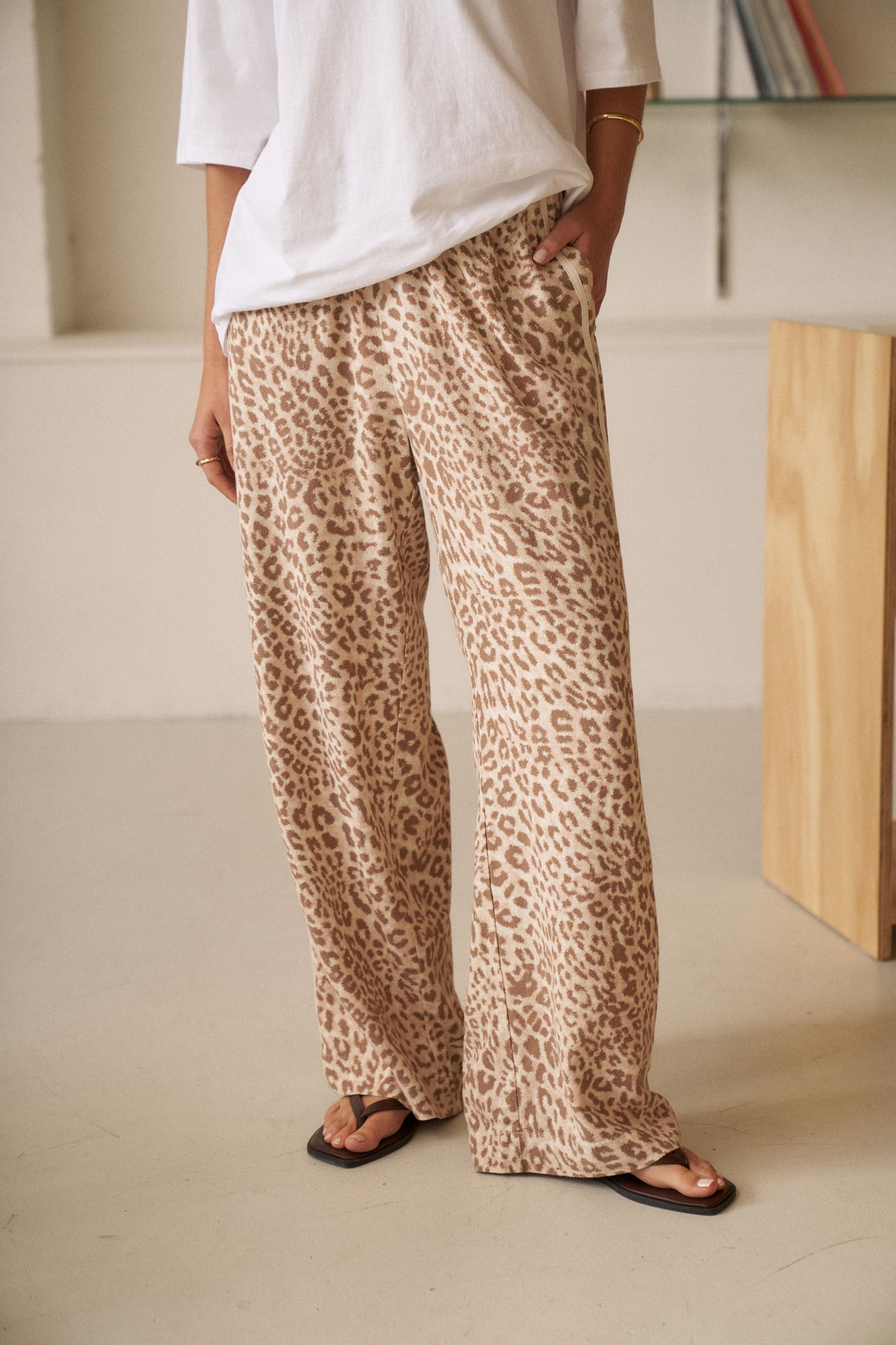 Resort Pant Summer Leopard