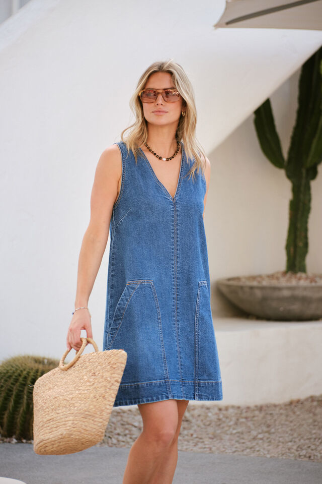 Emme Shift Dress Indigo