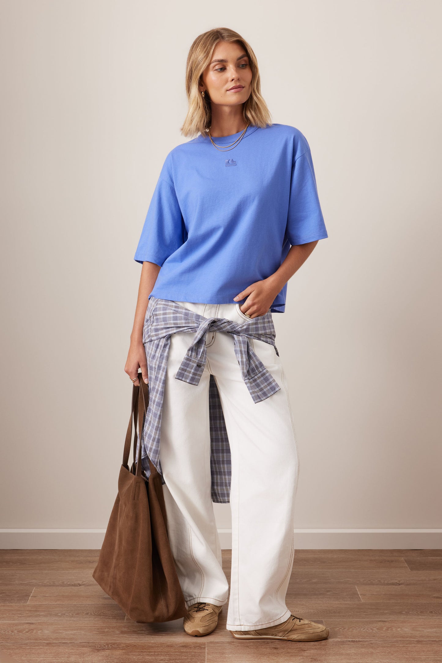 Phobe Prem Tee Vintage Blue