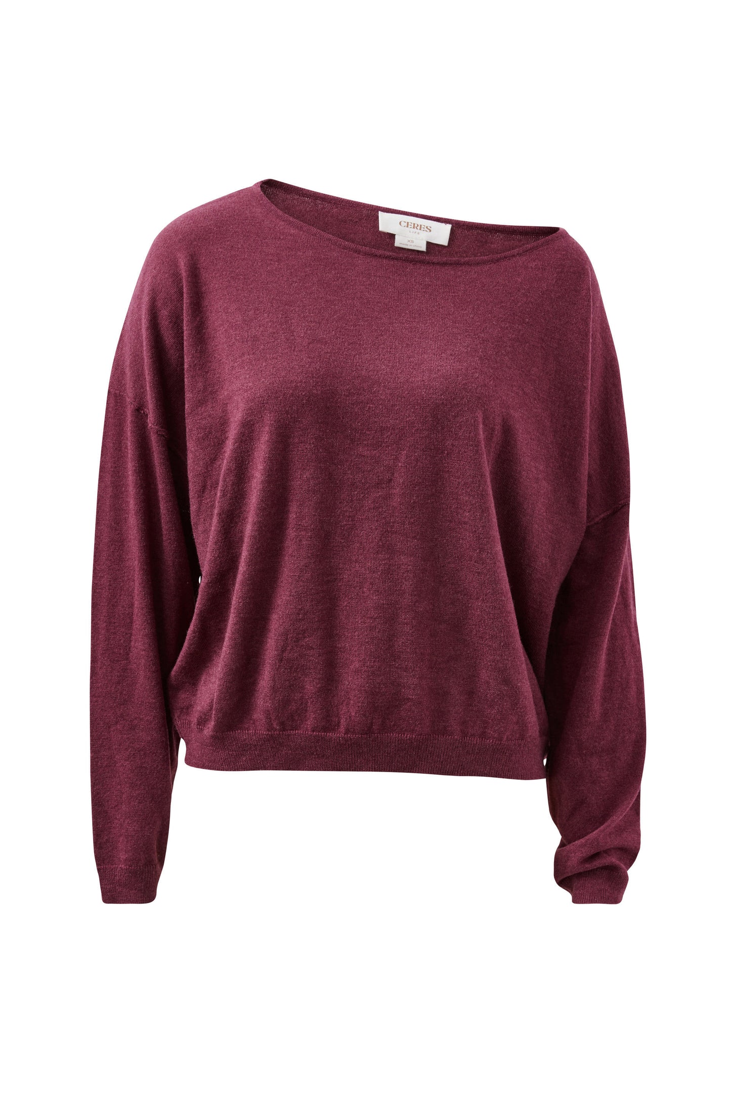 Liza Crapey Soft Knit Washed Burgundy