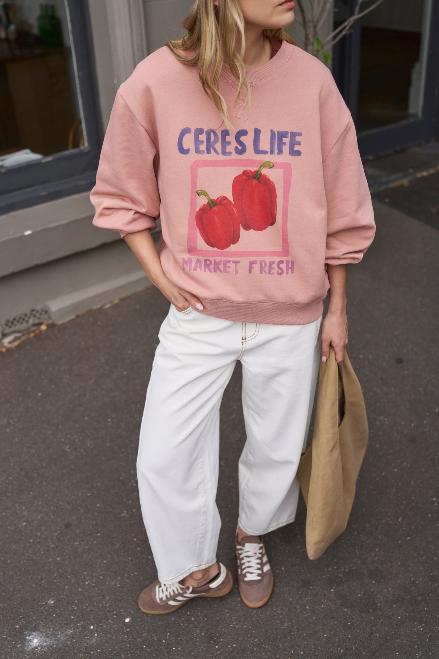 Romy Crew Pink Clay