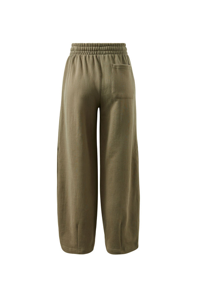 Elise Barrel Trackpant Olive
