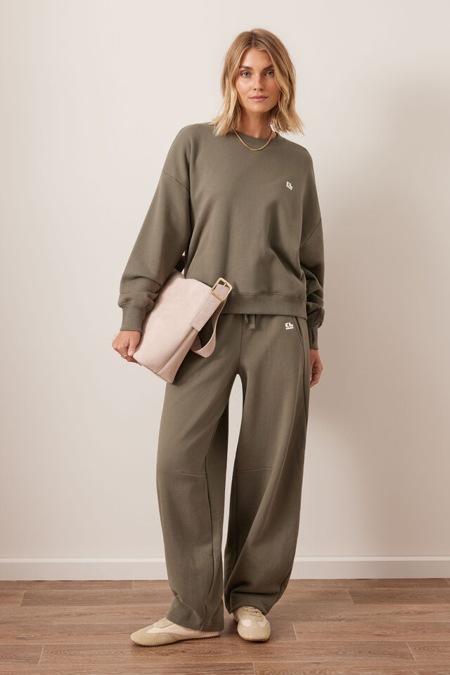 Quinn Slouchie Crew Olive