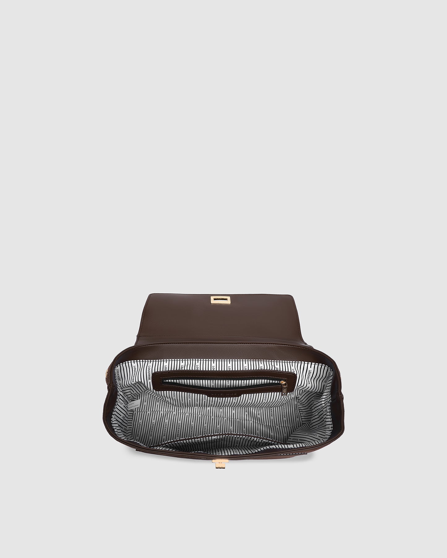 Arden Suedette Shoulder Bag - Chocolate