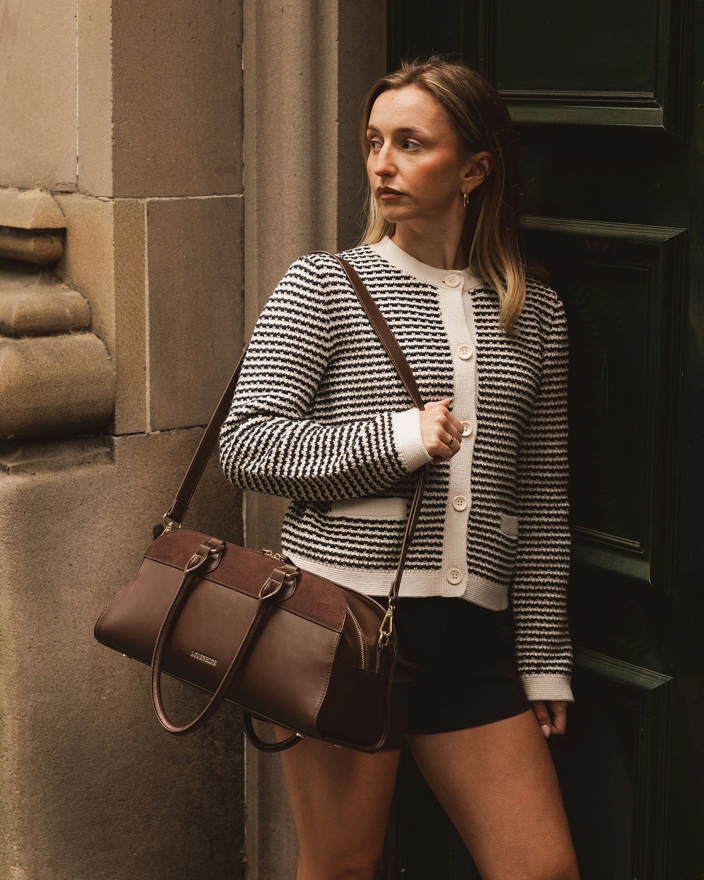 Eleanor Shoulder Bag - Chocolate
