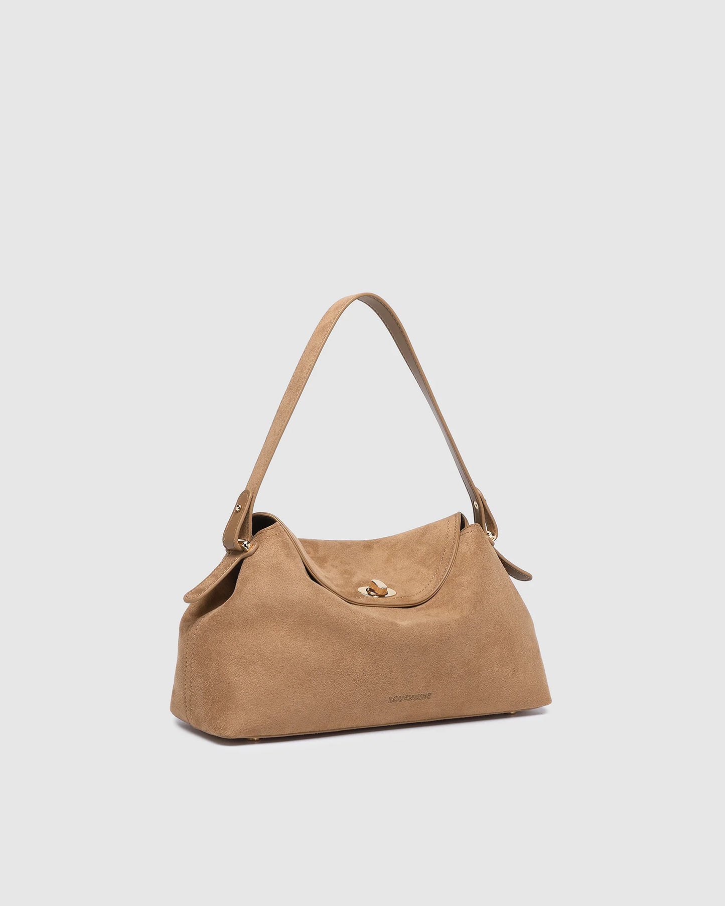 Nicole Suedette Handbag - Honey