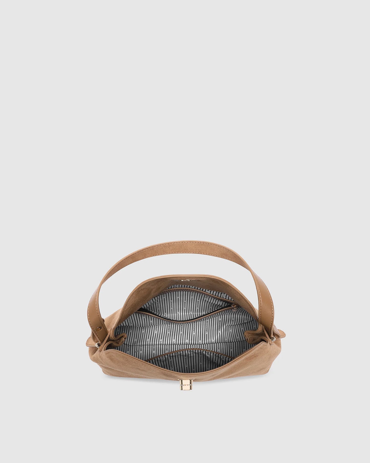 Nicole Suedette Handbag - Honey