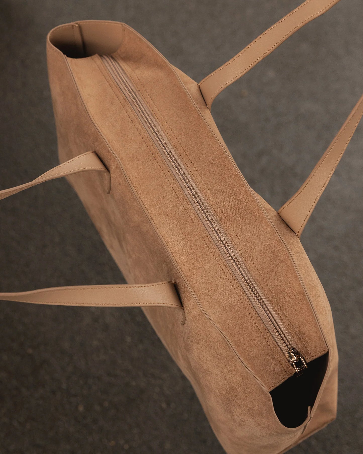 Elke Suedette Tote Bag - Honey