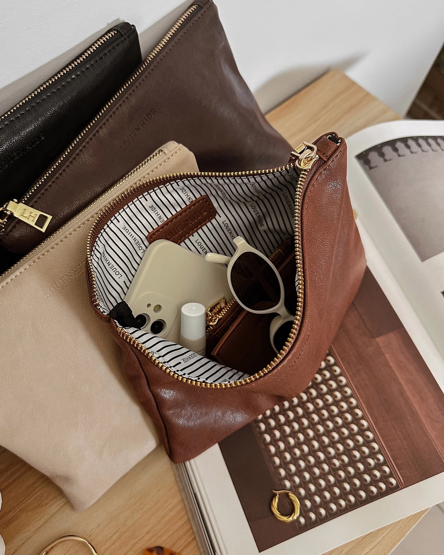 Louie Pouch - Saddle Chocolate