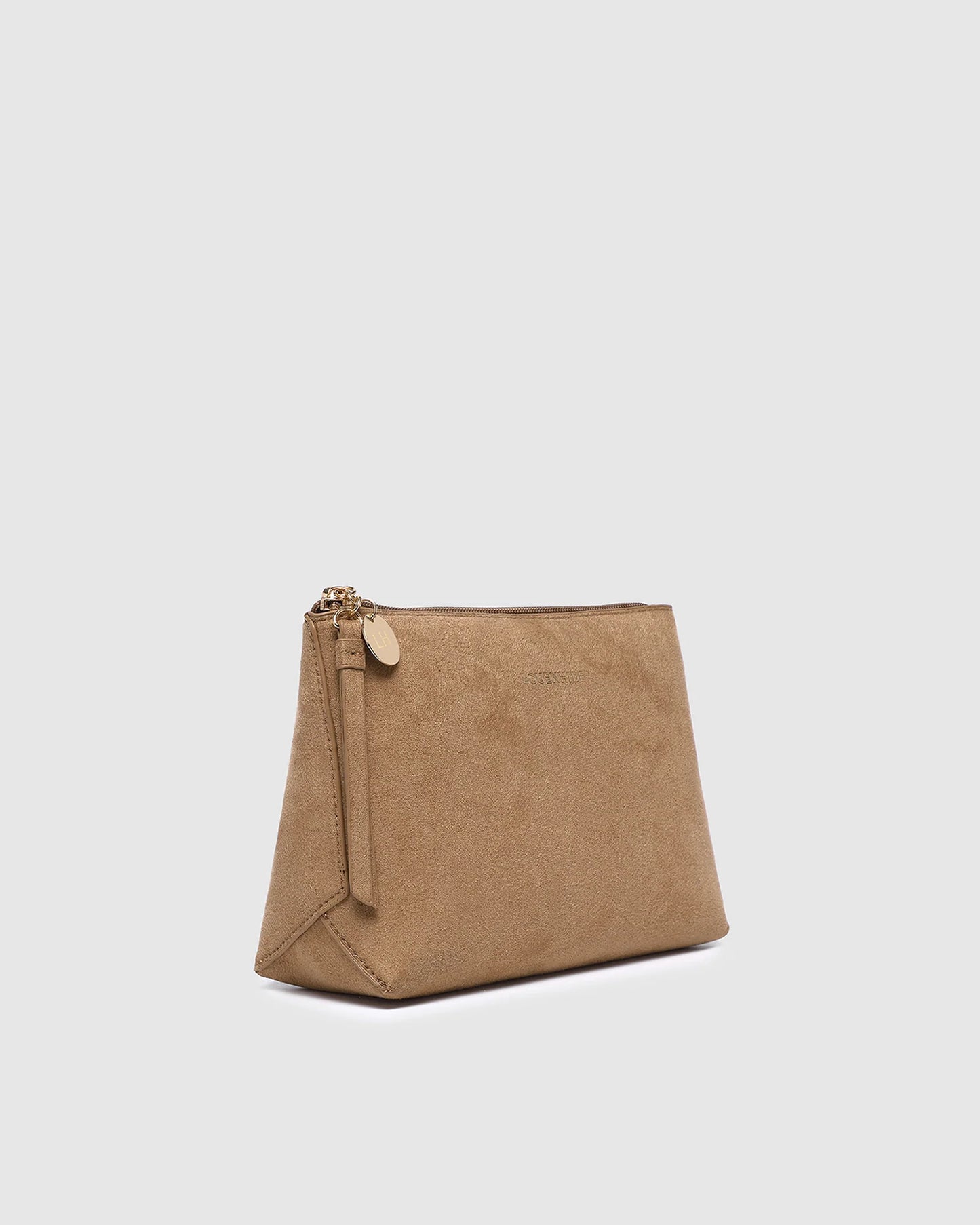 The Everyday Suedette Pouch - Honey
