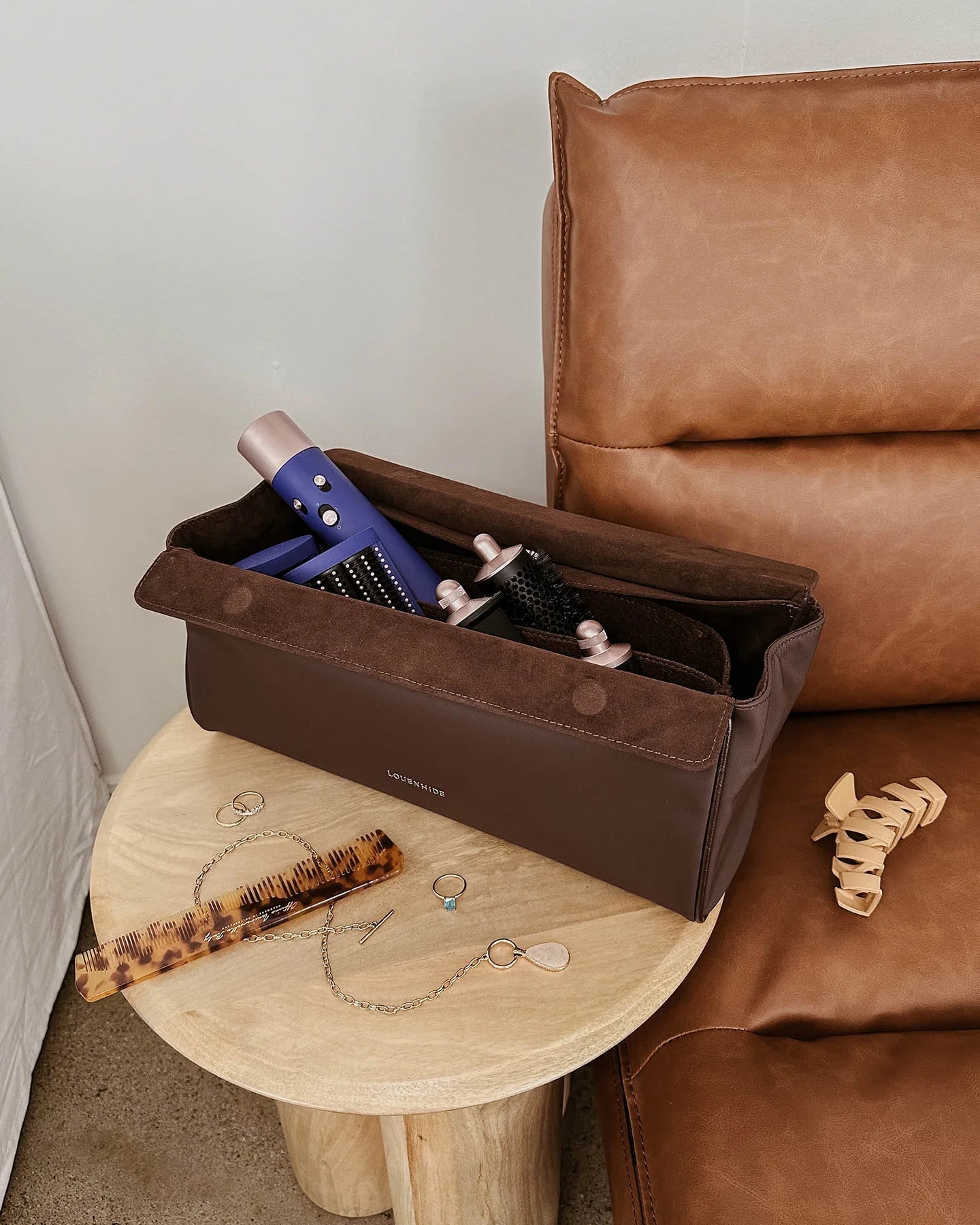 Margot Hair Tool Travel Case - Chocolate