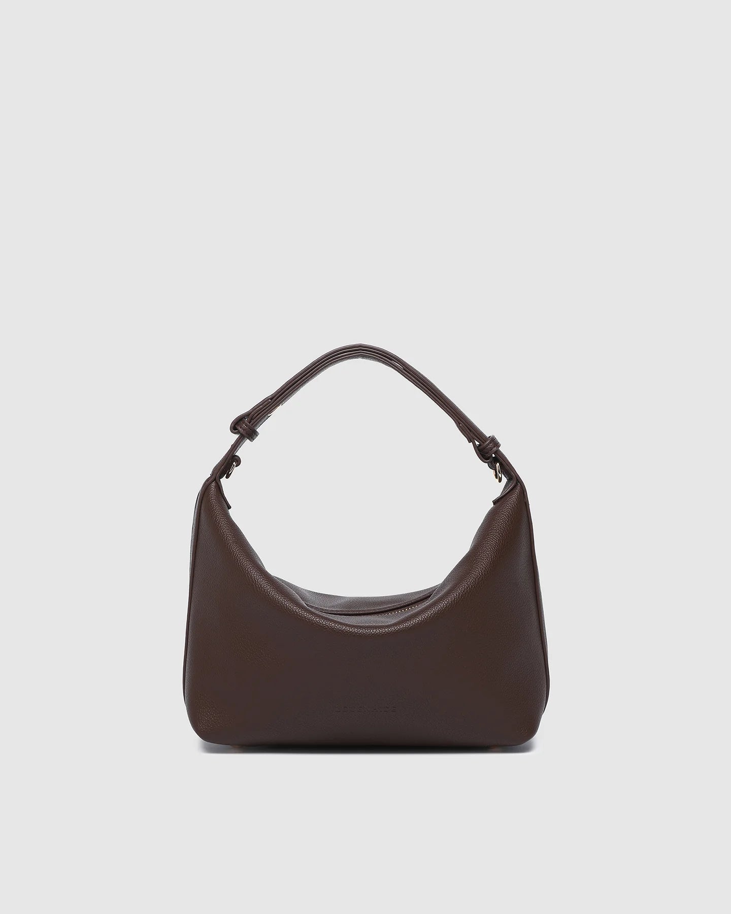 Madeline PU Shoulder Bag - Chocolate