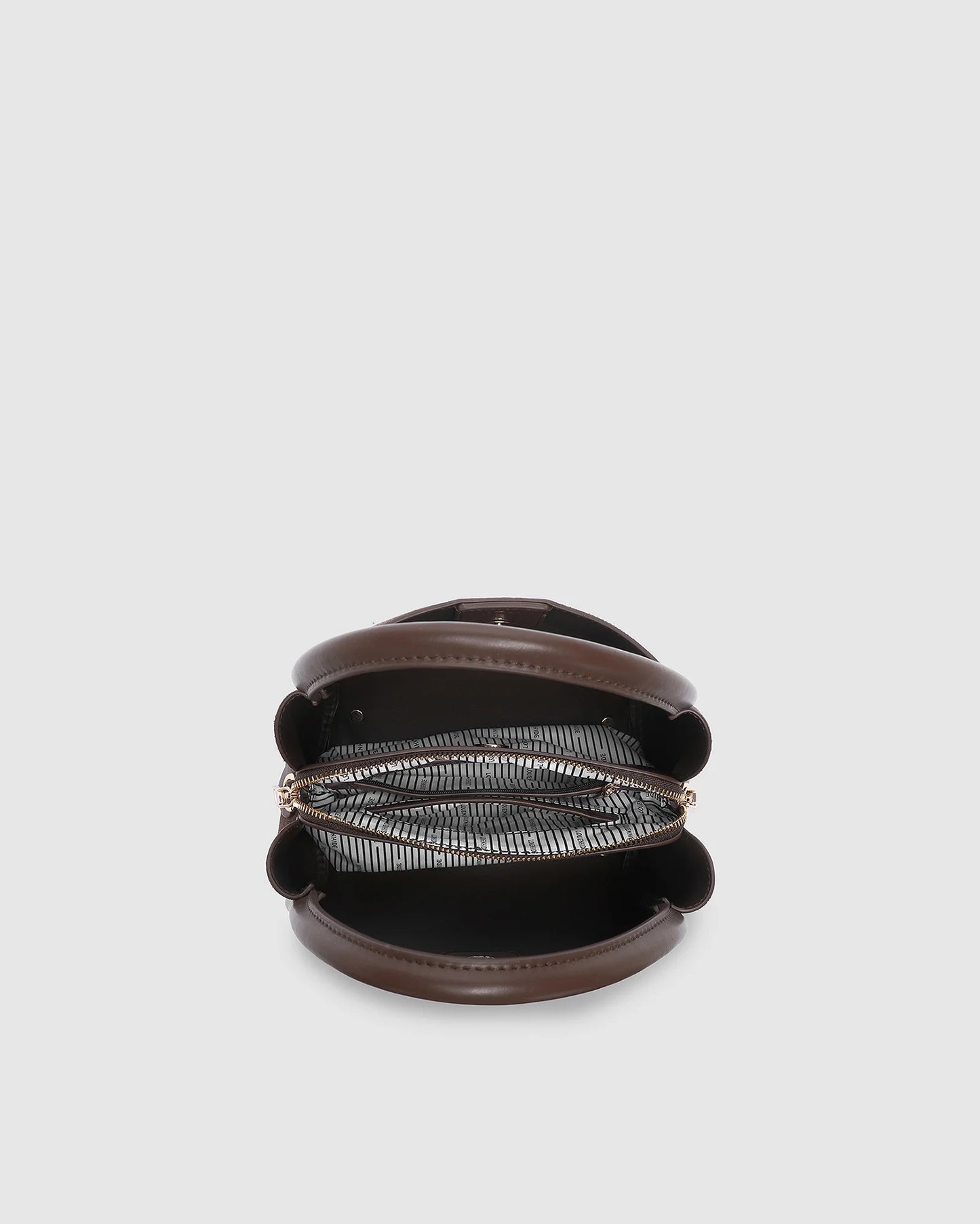 Steffie Suedette Mini Tote Bag - Chocolate