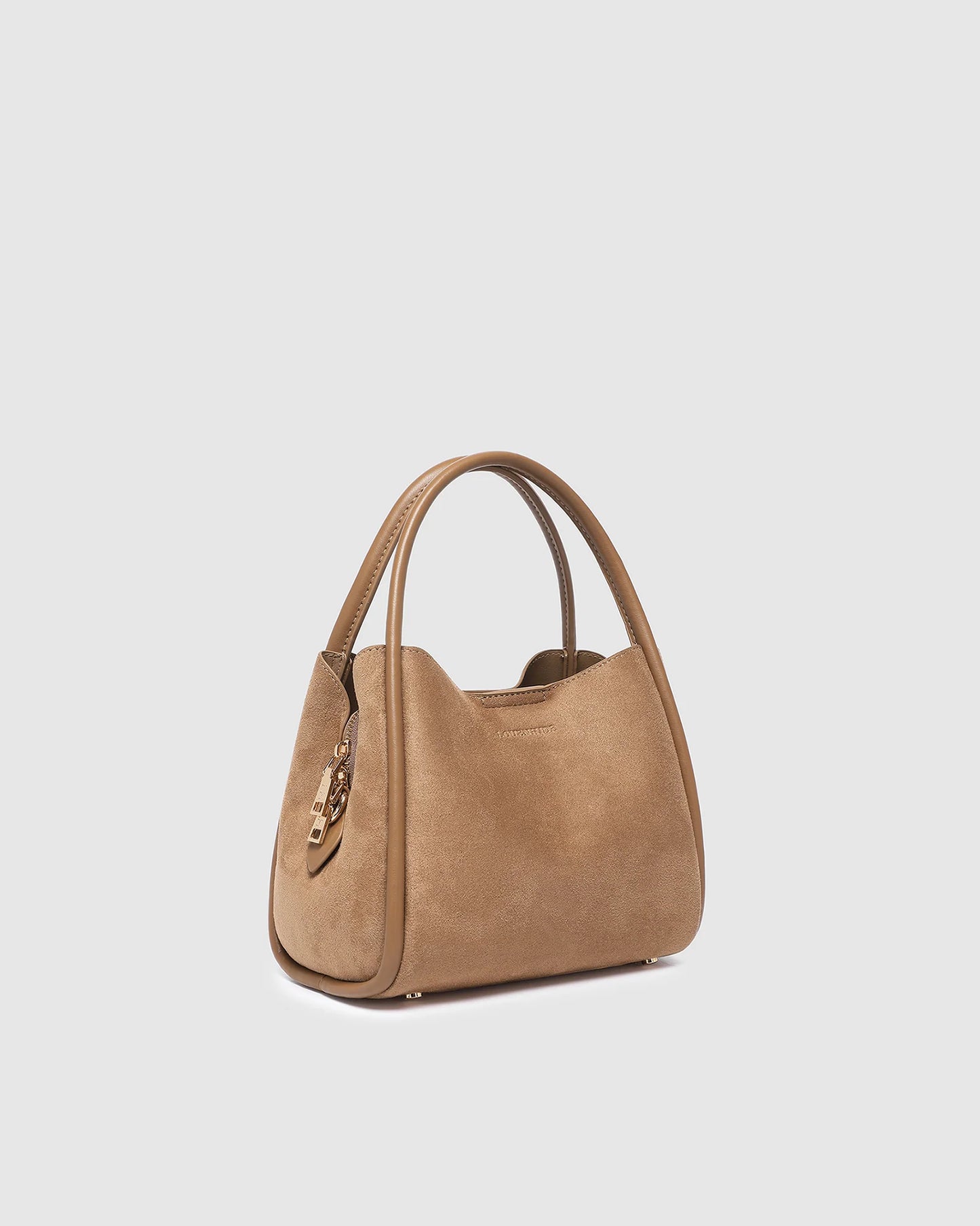 Steffie Suedette Mini Tote Bag - Honey