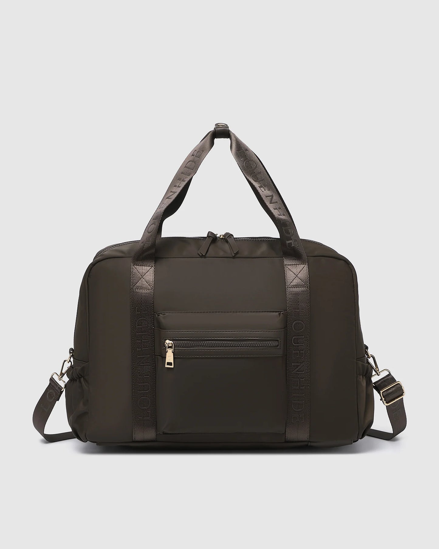 Jenn Nylon Travel Bag - Chocolate