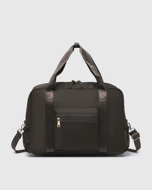 Jenn Nylon Travel Bag - Chocolate