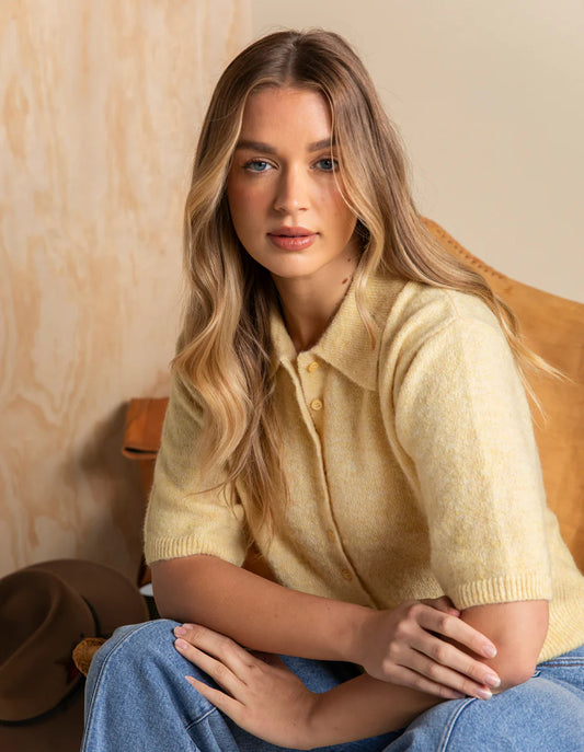 FERNIE BUTTON KNIT
