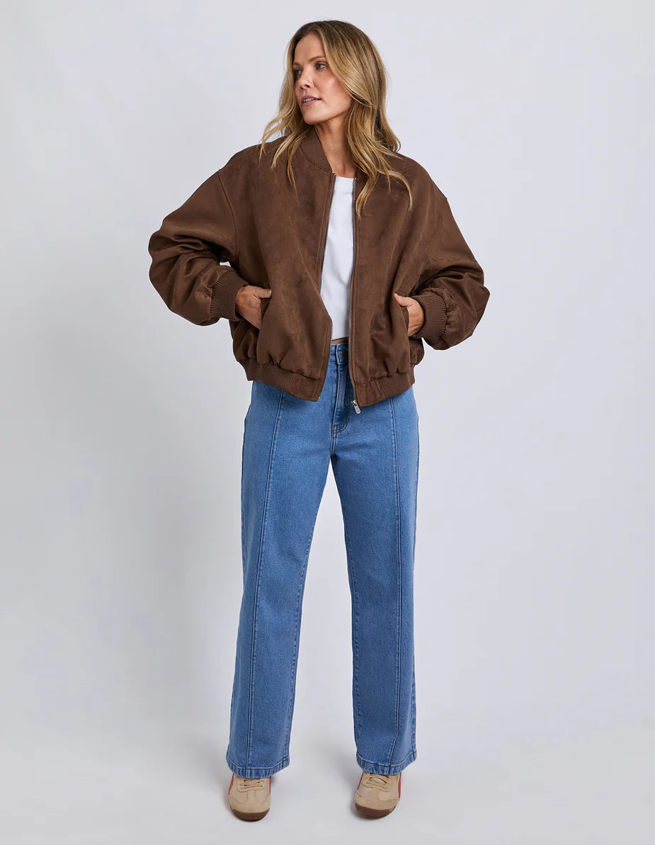 EVIE SUEDE BOMBER