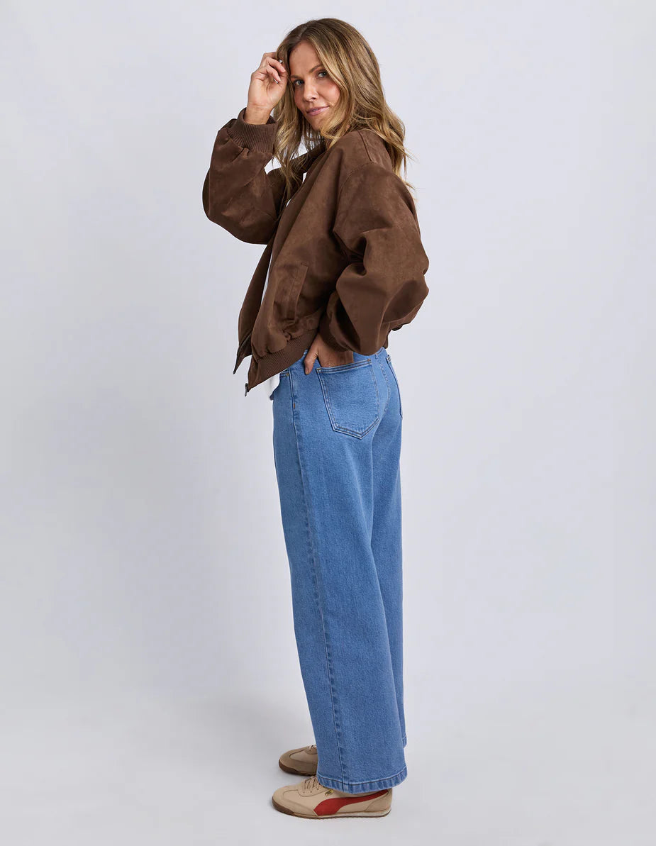 EVIE SUEDE BOMBER