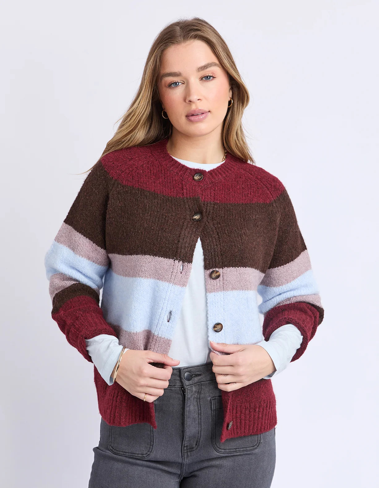 EUGENE STRIPE CARDI