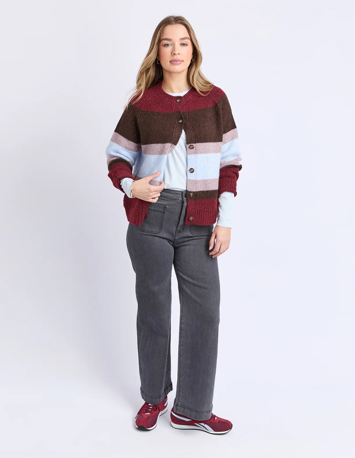 EUGENE STRIPE CARDI