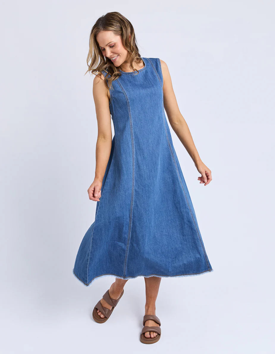 SOLENE DENIM DRESS