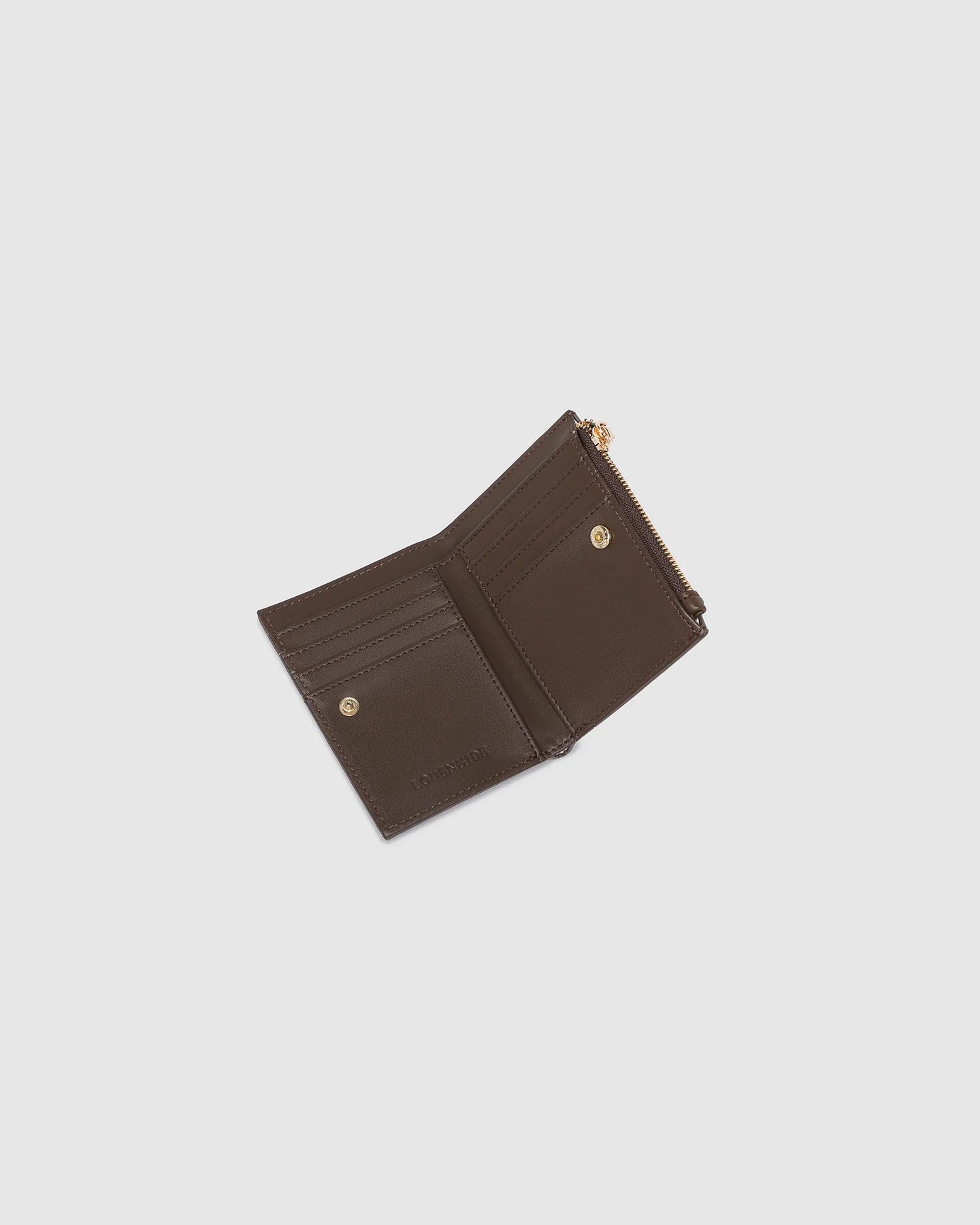 Lily Woven Wallet - Chocolate