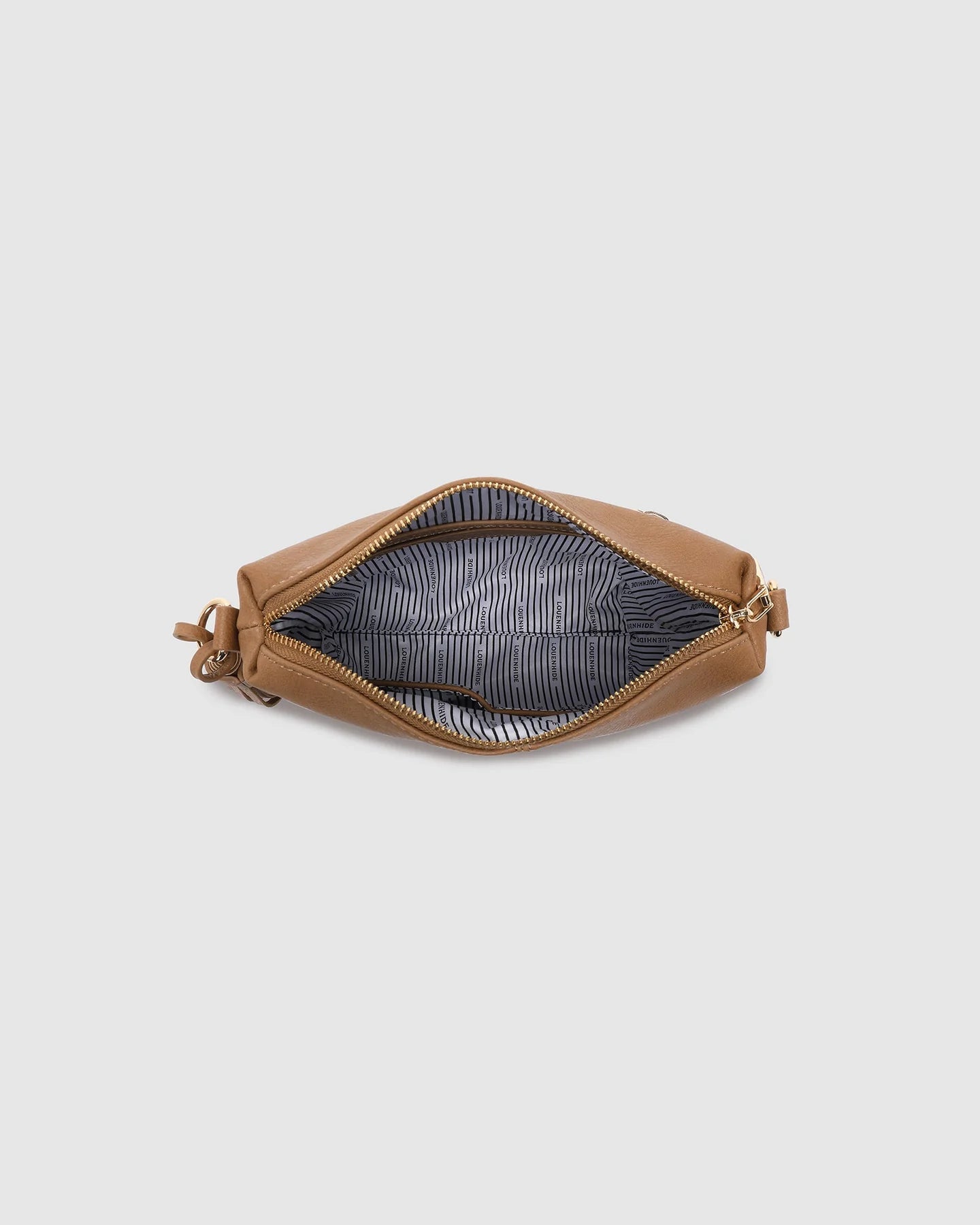 Kasey Stripe Crossbody Bag - Tan