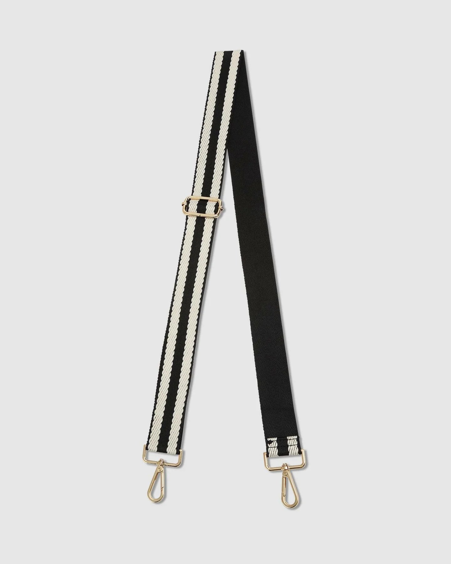 Alexis Stripe Weekender Travel Bag - Black Stripe