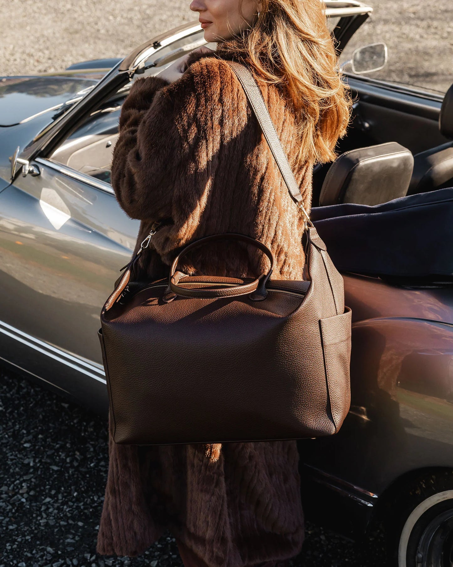 Ohio Overnight Bag - Chocolate