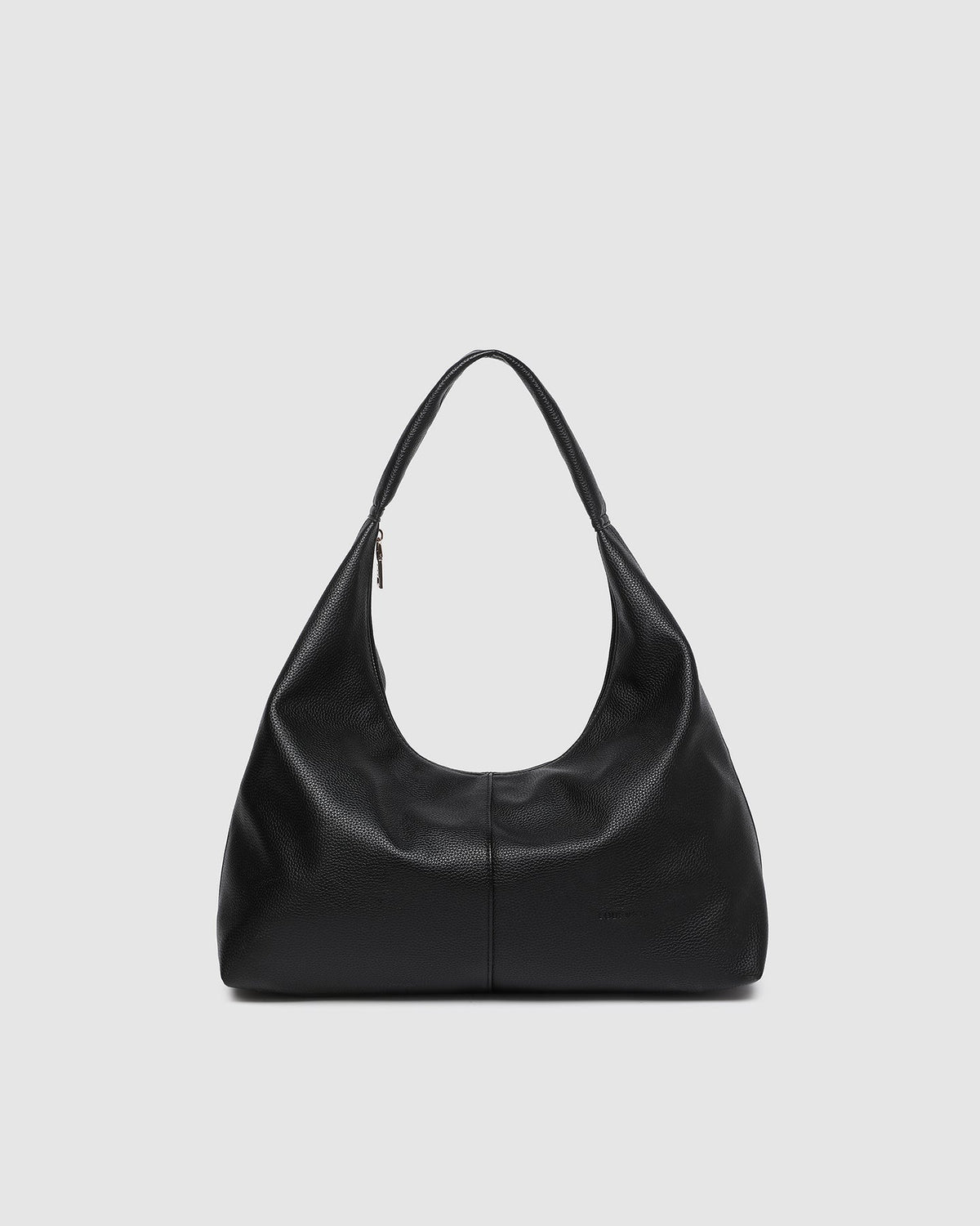 Valentina Slouch Shoulder Bag - Black
