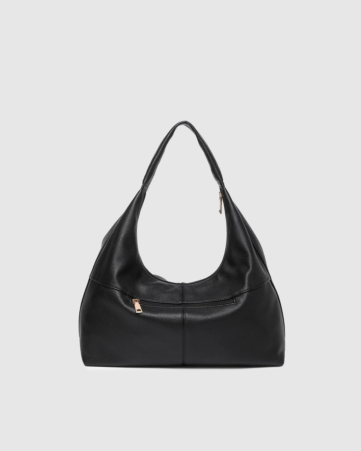 Valentina Slouch Shoulder Bag - Black