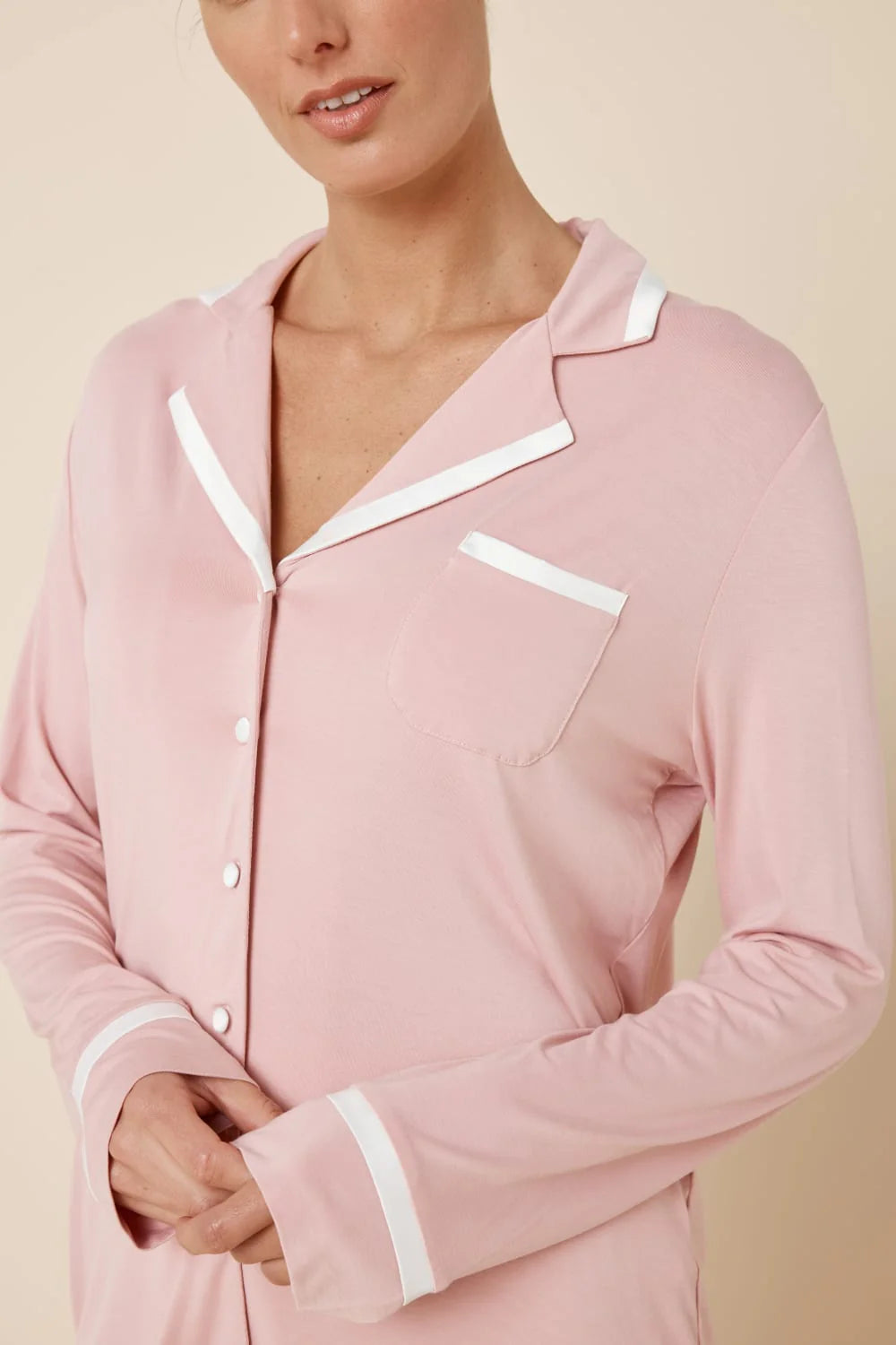 Grace Bamboo PJ Set Pink